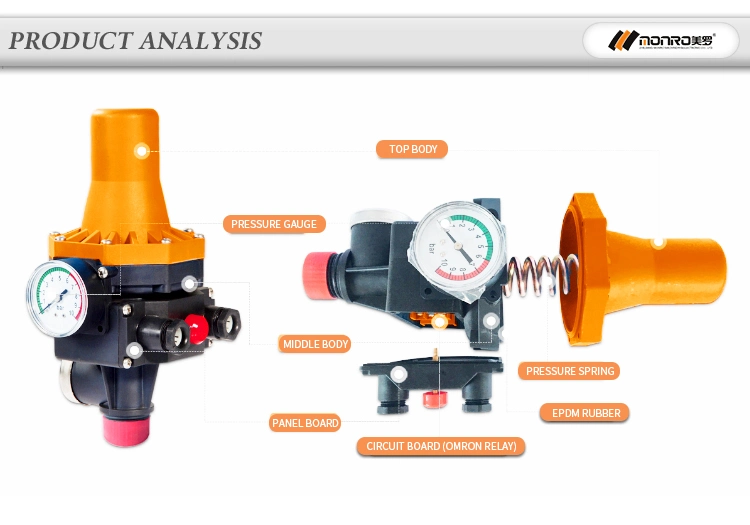 EPC-3 No Adjustment Spain Type Water Pump Auto Pressure Control